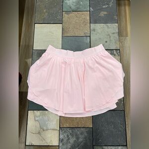 Pink Layered Tennis Skirt